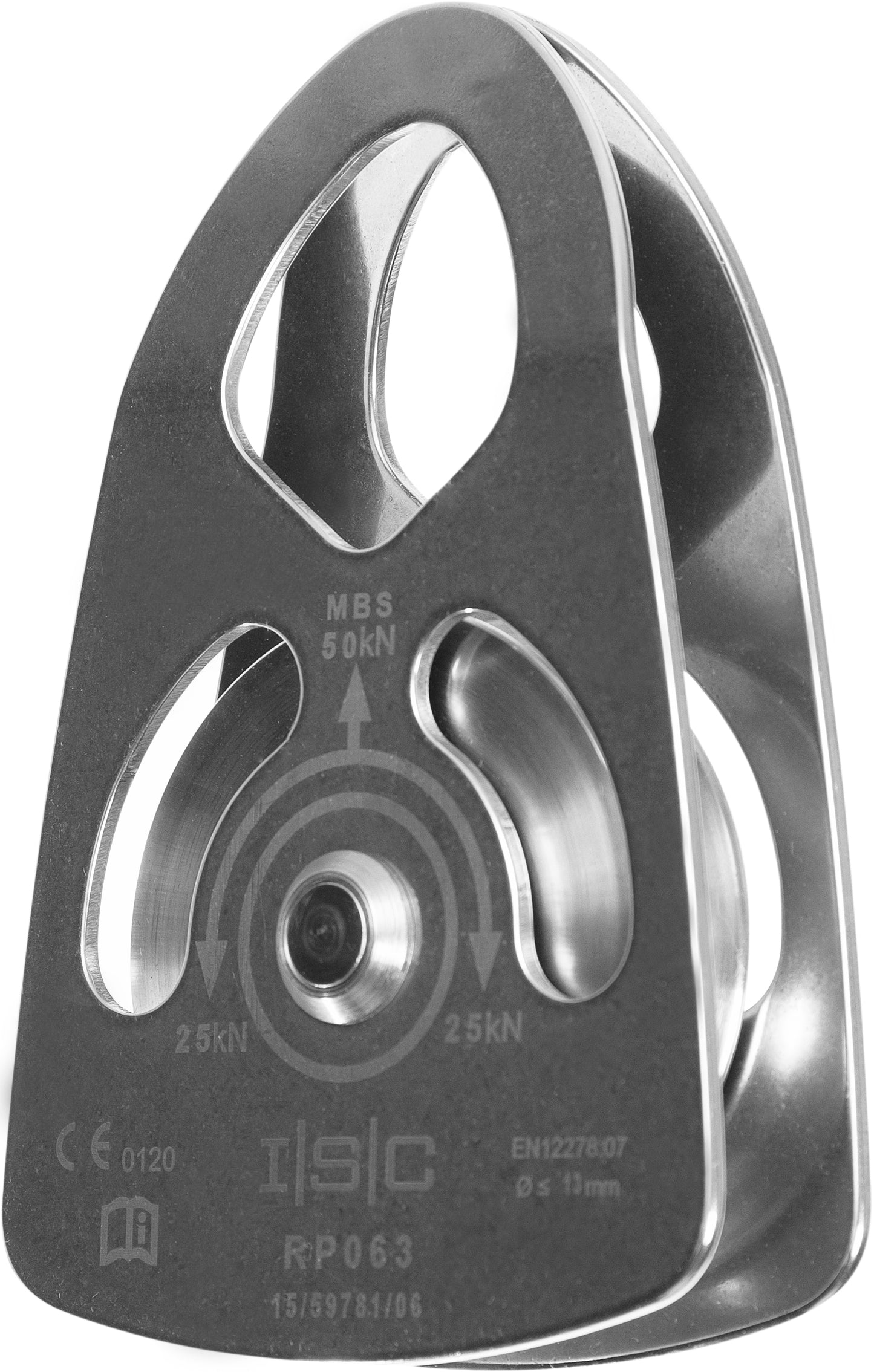 Prusikrolle - Mittlere Einzelrolle - 50 kN