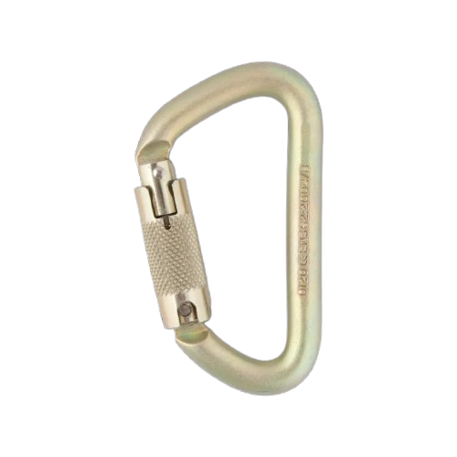 DMM 12mm Stahl Offset D Locksafe Karabiner für Baumpflege