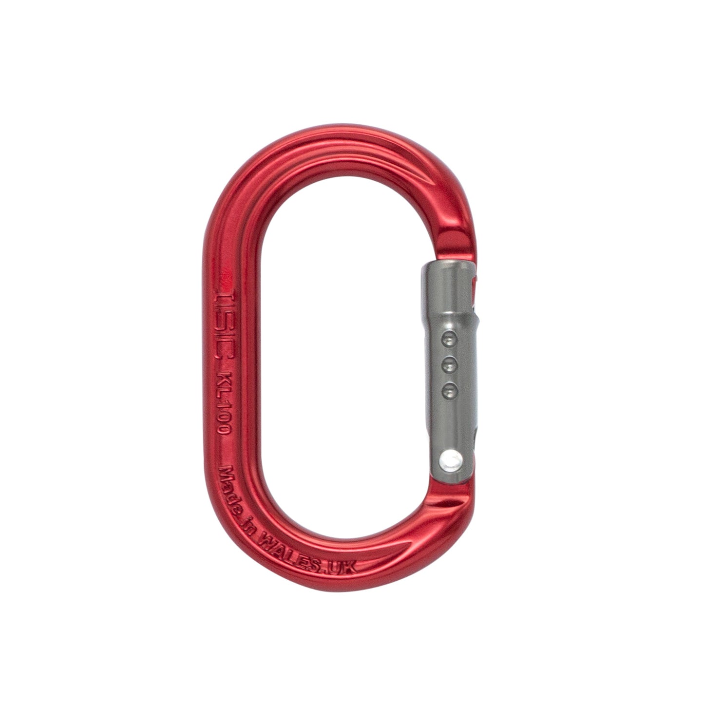 Ovaler Zubehörkarabiner – gerader Schnapper – 9 kN