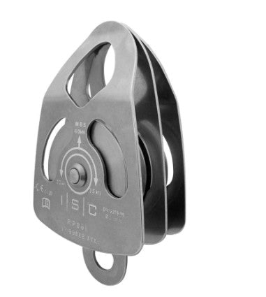 Prusik - Kleine Doppelrolle mit Riemenscheibe - 40 kN