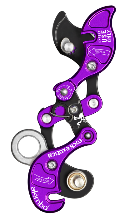 Rock Exotica Akimbo² RG81 in geöffneter Ansicht, violett